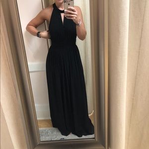 Long black gown